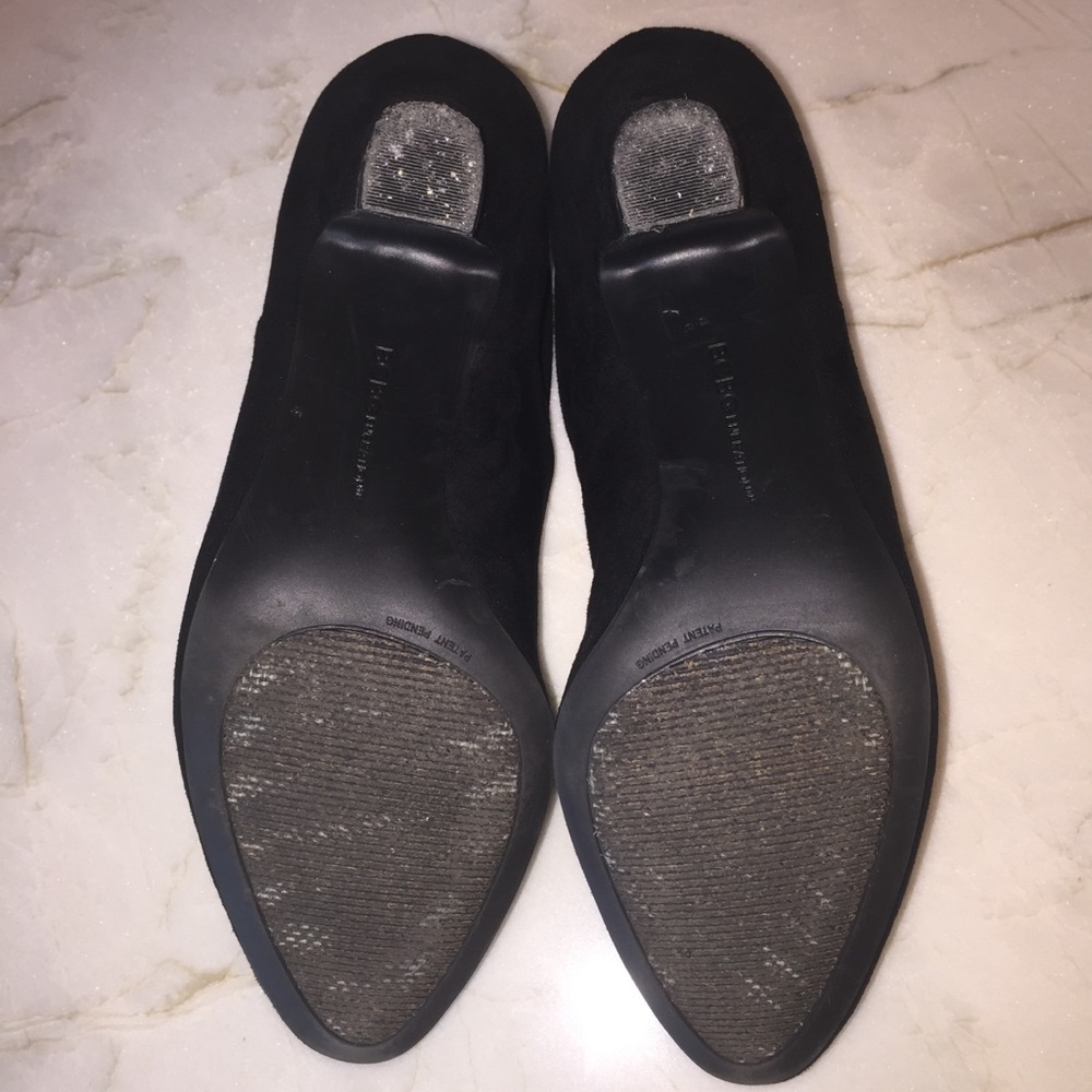BCBGeneration Black Suede Ankle Booties, size 10 - Picture 8 of 9